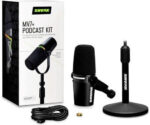 Shure MV7+ Set Δυναμικό Microphone XLR / USB Clip On for Vocals Bundle