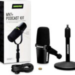 Shure MV7+ Set Δυναμικό Microphone XLR / USB Clip On for Vocals Bundle