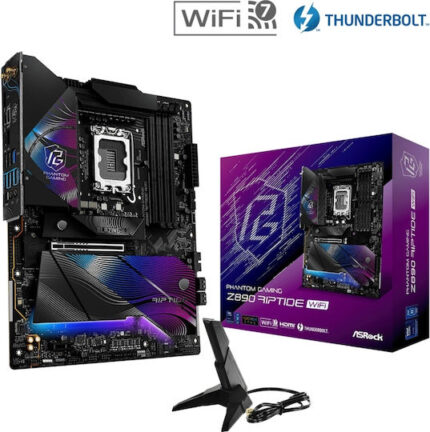 ASRock Z890 Riptide WiFi Motherboard ATX with Intel 1851 Socket