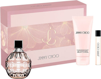 Jimmy Choo Set With Body Lotion 3 Pieces