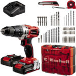 Einhell Te-cd 18/2 Drill Driver Battery Brushless 18V 2x2Ah