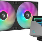 Deepcool LT240 Water Cooling System AIO CPU with 2 Fans 120mm and ARGB Lighting