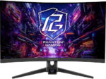 ASRock Phantom Gaming PG27FRS1A VA Curved Gaming Monitor 27" FHD 1920x1080 280Hz with Response Time 5ms GTG