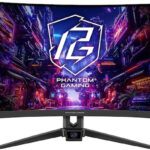 ASRock Phantom Gaming PG27FRS1A VA Curved Gaming Monitor 27" FHD 1920x1080 280Hz with Response Time 5ms GTG