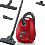 Bosch BGB41RD3H Ηλεκτρική Σκούπα 600W με Σακούλα 4lt Κόκκινη
