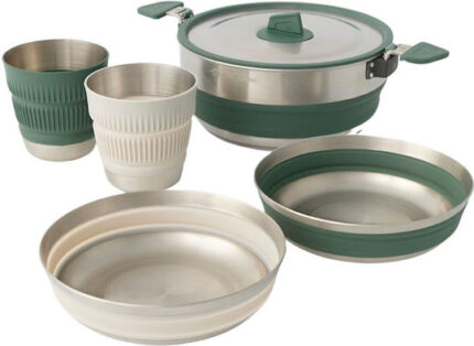 Stainless Steel Folding Cooking Set for 2 People Detour