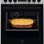ELC Cooker 57lt with Ceramic Hobs W50cm. Inox