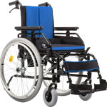 MDH MDH Folding Wheelchair 18 Inch 45cm Blue