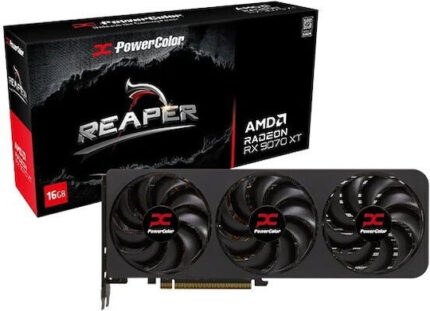 PowerColor Radeon RX 9070 XT 16GB GDDR6 Reaper Graphics Card