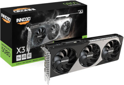 Inno 3D GeForce RTX 5080 16GB GDDR7 X3 Graphics Card