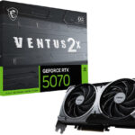 MSI GeForce RTX 5070 12GB GDDR7 Ventus 2X OC Graphics Card