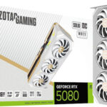 Zotac GeForce RTX 5080 16GB GDDR7 Solid OC White Graphics Card