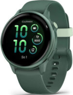 Garmin Vivoactive 6 Aluminium 42mm Waterproof Smartwatch with Heart Rate Monitor (Jasper Green)