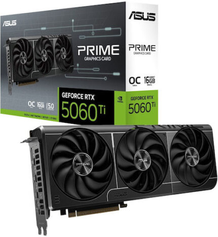 Asus GeForce RTX 5060 Ti 16GB GDDR7 Prime OC Graphics Card