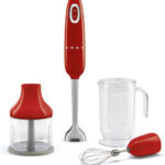 Smeg 50's Style Hand Blender With Inox Rod 700W Red