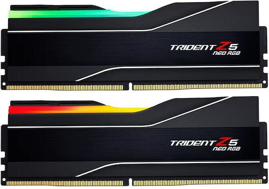 xlarge_20250521111736_g_skill_trident_z5_neo_64gb_ddr5_ram_me_2_modules_2x32gb_kai_tachytita_6000_gia_desktop_f5_6000j2636h32gx2_tz5nr.jpeg G.Skill Trident Z5 Neo DDR5 64GB RAM with 2x32GB Modules and Speed 6000 for Desktop - Image 1
