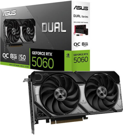 Asus GeForce RTX 5060 8GB GDDR7 Dual OC Graphics Card