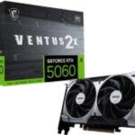 MSI GeForce RTX 5060 8GB GDDR7 Ventus 2X OC Graphics Card
