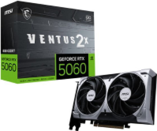 MSI GeForce RTX 5060 8GB GDDR7 Ventus 2X OC Graphics Card - Image 1