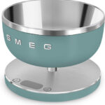 Smeg Ψηφιακή Ζυγαριά Κουζίνας με Κάδο έως 5kg Πράσινη