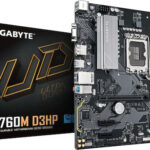 Gigabyte B760M D3HP Motherboard Micro ATX with Intel 1700 Socket
