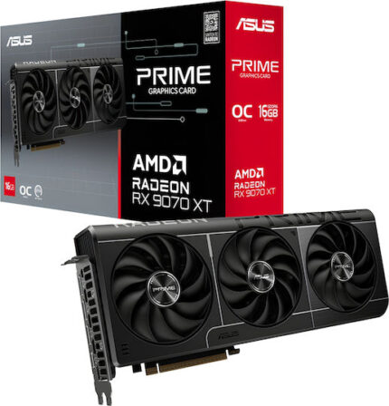 Asus Radeon RX 9070 XT 16GB GDDR6 Prime OC Graphics Card