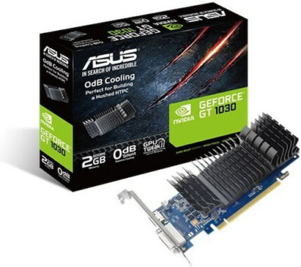 Asus GeForce GT 1030 2GB GDDR5 LP Silent with Brackets Graphics Card