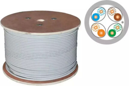 A-LAN U/FTP (STP) Cat.6a Network Cable Ethernet Without Terminated 500m Gray