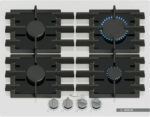 Bosch Serie 6 Natural Gas Cooktop Autonomous 60x52εκ. White