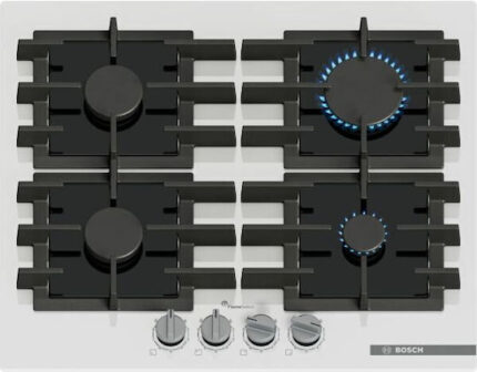 Bosch Serie 6 Natural Gas Cooktop Autonomous 60x52εκ. White