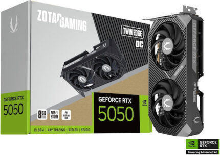 Zotac GeForce RTX 5050 8GB GDDR6 Twin Edge OC Graphics Card