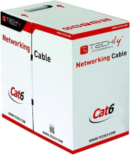 Q-Lantec S/FTP Network Cable Ethernet 500m Gray