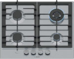 Bosch Serie 6 Natural Gas Cooktop Autonomous 58.2x52εκ. Silver