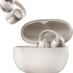Shokz OpenDots ONE Open Ear Bluetooth Handsfree Earphones with Sweat Resistance and Charging Case Gray