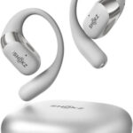 Shokz OpenFit 2+ Open Ear Bluetooth Handsfree Ακουστικά με Αντοχή στον Ιδρώτα και Θήκη Φόρτισης Γκρι
