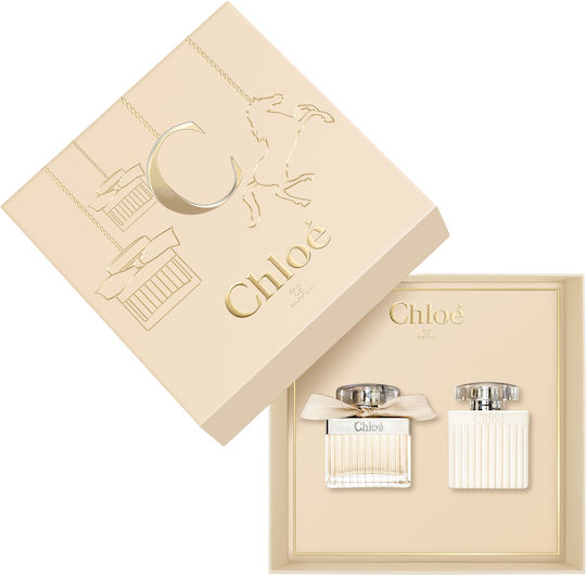 xlarge_20251008124617_chloe_gynaikeio_set_me_body_lotion_2tmch.jpeg Chloe Signature Women's Set With Body Lotion 2 Pieces - Image 1