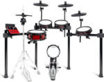 Alesis Electronic Drums Nitro Ultimate In Black Colour With Stool Headphones & Drumsticks