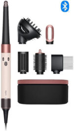 Dyson HS08 Airwrap i.d. Curly + Coily Ηλεκτρική Βούρτσα με Αέρα για Ίσιωμα και Μπούκλες 1300W Ceramic Pink/Rose Gold