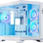 Chieftec Visio GM-30W-TG-OP Cube Κουτί Υπολογιστή με Πλαϊνό Παράθυρο Λευκό