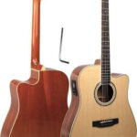 V-tone Semi-Acoustic Guitar Cutaway Natural / Spruce