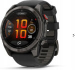 Garmin Fenix 8 Pro Titanium 51mm Waterproof Smartwatch with eSIM and Heart Rate Monitor (Carbon Gray DLC Titanium with Black)