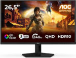 AOC Q27G41ZDF QD-OLED HDR Gaming Monitor 25.6" QHD 2560x1440 240Hz with Response Time 0.3ms GTG
