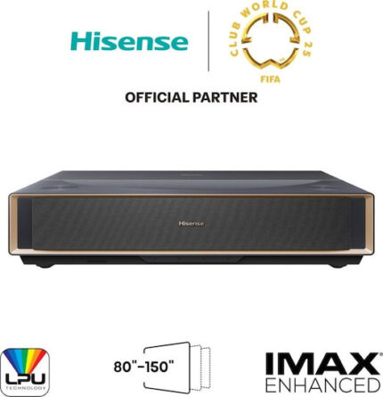 Hisense PT1 Projector DLP (DMD) with Wi-Fi and Built-in Speakers Black