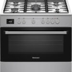 Ravanson Chef Modern Stove 110lt with Gas Cooktop P90cm Inox