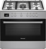 Ravanson Chef Modern Stove 110lt with Gas Cooktop P90cm Inox