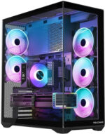 Modecom Volcano SPACE XL Gaming Full Tower Computer Case with Side Window and ARGB Lighting Black