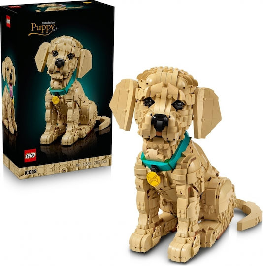 xlarge_20260206130916_lego_icons_golden_retriever_puppy_gia_18_eton_2102tmch_11384.jpeg LEGO Icons Golden Retriever Puppy for 18+ Years 2102 Pieces - Image 1