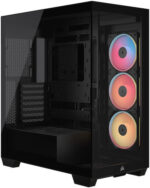 Corsair 3500X LX-R RGB Gaming Midi Tower Κουτί Υπολογιστή με Πλαϊνό Παράθυρο Μαύρο