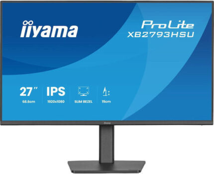Iiyama ProLite XB2793HSU-B1 IPS Monitor 27" 1680x1050 with 4ms Response Time GTG