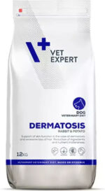 VetExpert Dermatosis 12kg Dry Food for Dogs Diet, Gluten-Free with Rabbit